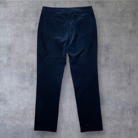 Set of 2 Eileen Fisher Corduroy Pants size M Brown Black 34x32 Stretch Trousers - Picture 5 of 13